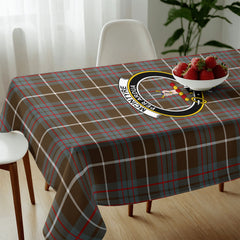 McIntyre Hunting Weathered Tartan Crest Tablecloth