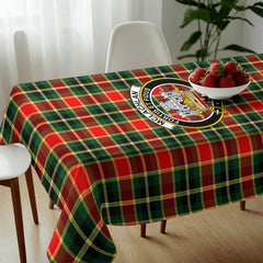McLachlan Hunting Modern Tartan Crest Tablecloth