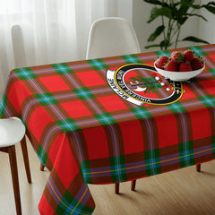 McLaine of Loch Buie Tartan Crest Tablecloth
