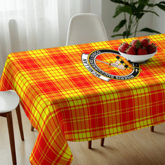 McMillan Clan Tartan Crest Tablecloth