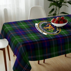 McThomas Modern Tartan Crest Tablecloth