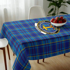 Mercer Modern Tartan Crest Tablecloth