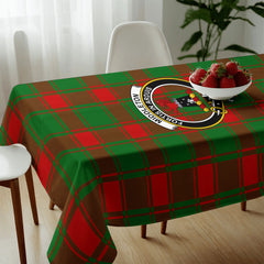 Middleton Modern Tartan Crest Tablecloth