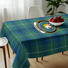 Oliphant Ancient Tartan Crest Tablecloth