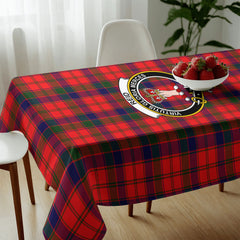 Reid Modern Tartan Crest Tablecloth
