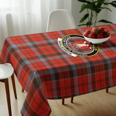 Robertson Weathered Tartan Crest Tablecloth