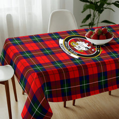 Ruthven Modern Tartan Crest Tablecloth