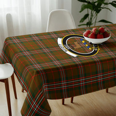 Scott Brown Modern Tartan Crest Tablecloth