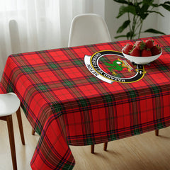 Seton Modern Tartan Crest Tablecloth