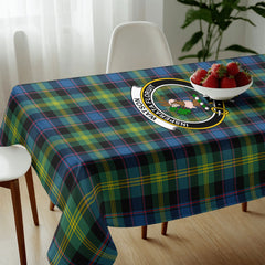 Watson Ancient Tartan Crest Tablecloth