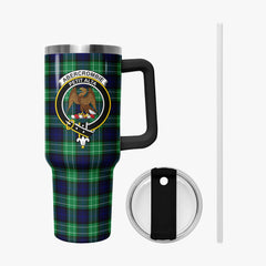 Abercrombie Tartan Crest 40 oz Insulated Tumbler with Handle