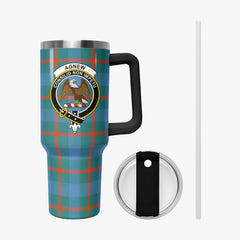 Agnew Ancient Tartan Crest 40 oz Insulated Tumbler with Handle