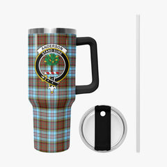 Anderson Ancient Tartan Crest 40 oz Insulated Tumbler with Handle