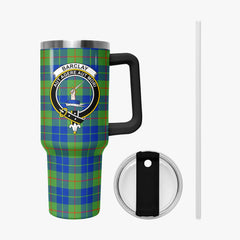 Barclay Hunting Ancient Tartan Crest 40 oz Insulated Tumbler with Handle