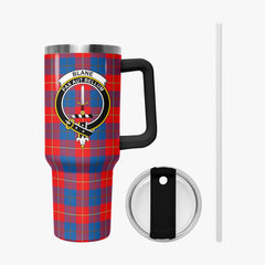 Blane Tartan Crest 40 oz Insulated Tumbler with Handle