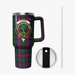 Cairns Tartan Crest 40 oz Insulated Tumbler with Handle