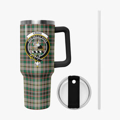 Craig Ancient Tartan Crest 40 oz Insulated Tumbler with Handle