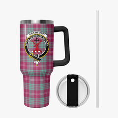 Crawford Ancient Tartan Crest 40 oz Insulated Tumbler with Handle