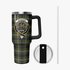 Davidson Tulloch Dress Tartan Crest 40 oz Insulated Tumbler with Handle