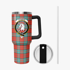 Dunbar Ancient Tartan Crest 40 oz Insulated Tumbler with Handle