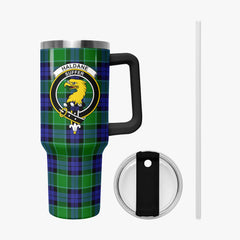 Haldane Tartan Crest 40 oz Insulated Tumbler with Handle
