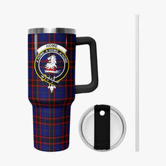 Home Modern Tartan Crest 40 oz Insulated Tumbler with Handle