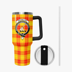 MacMillan Clan Tartan Crest 40 oz Insulated Tumbler with Handle