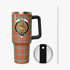 McFie Ancient Tartan Crest 40 oz Insulated Tumbler with Handle