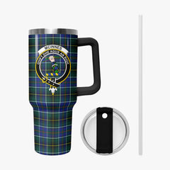 McInnes Modern Tartan Crest 40 oz Insulated Tumbler with Handle