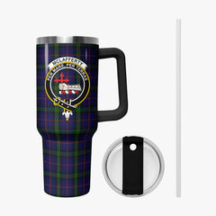 McLafferty Tartan Crest 40 oz Insulated Tumbler with Handle