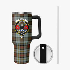 McLeod of Harris Weathered Tartan Crest 40 oz Insulated Tumbler with Handle