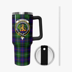 McThomas Modern Tartan Crest 40 oz Insulated Tumbler with Handle
