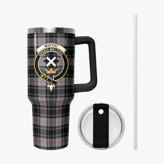 Moffat Modern Tartan Crest 40 oz Insulated Tumbler with Handle