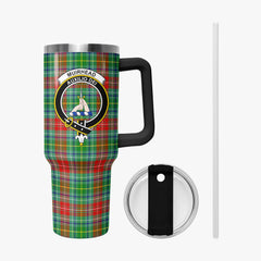 Muirhead Tartan Crest 40 oz Insulated Tumbler with Handle