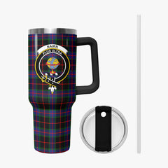 Nairn Tartan Crest 40 oz Insulated Tumbler with Handle