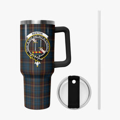 Renton Tartan Crest 40 oz Insulated Tumbler with Handle