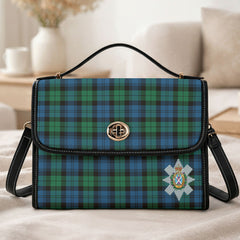 Black Watch Ancient Tartan Crest Satchel Bag