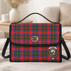 Carrick District Tartan Crest Satchel Bag