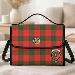 Erskine Modern Tartan Crest Satchel Bag