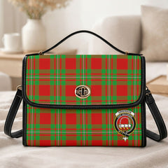 Grierson Tartan Crest Satchel Bag