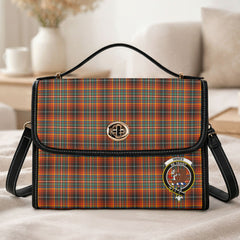Innes Ancient Tartan Crest Satchel Bag