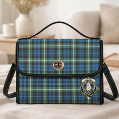 Lamont Ancient Tartan Crest Satchel Bag