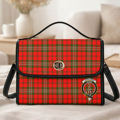 Langlands Tartan Crest Satchel Bag