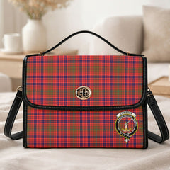 Lumsden Modern Tartan Crest Satchel Bag