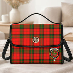 Maxwell Modern Tartan Crest Satchel Bag