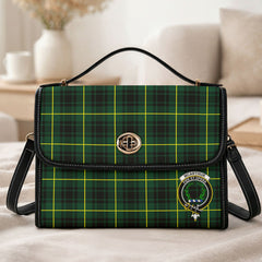 McArthur Modern Tartan Crest Satchel Bag