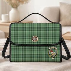 McDonald Lord of the Isles Hunting Tartan Crest Satchel Bag