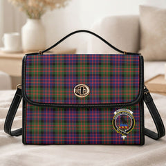 McDonnell of Glengarry Modern Tartan Crest Satchel Bag