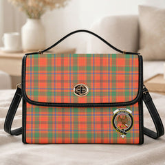 Munro Ancient Tartan Crest Satchel Bag
