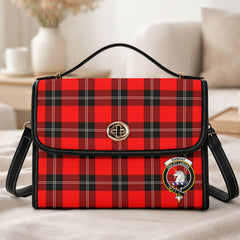Ramsay Modern Tartan Crest Satchel Bag